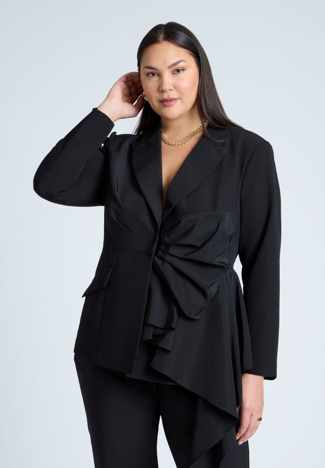 Mixed Media Blazer image number 0