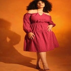 Eyelet Off The Shoulder Dress image number null