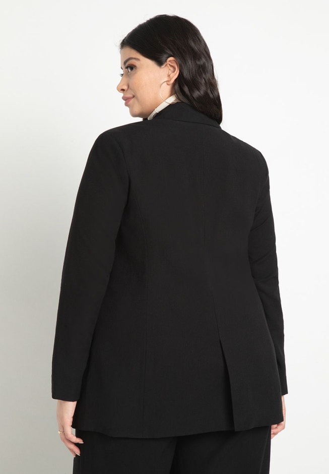 Long Line One Button Blazer image number 1