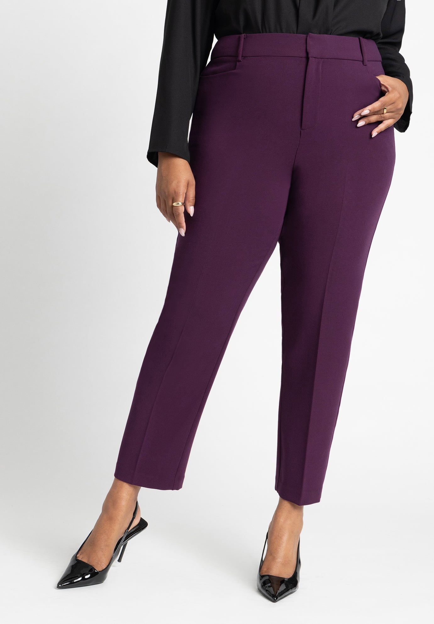 The 365 Semi Stretch Slim Leg Pant image number 1