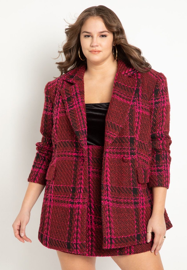 Bold Tweed Blazer image number 0