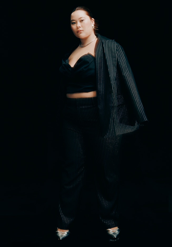 Pinstripe Trouser image number 3