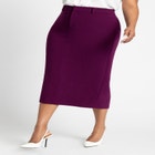 The 365 Semi Stretch Midi Column Skirt image number null