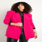 Pop Color Strong Shoulder Blazer image number null