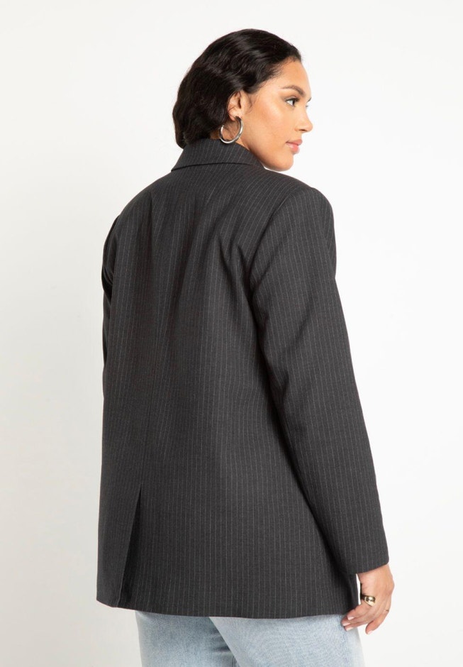 Menswear Pinstripe Blazer image number 1