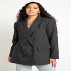 Menswear Pinstripe Blazer image number null