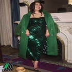 ELOQUII x kate spade new york Feather Sleeve Wool Coat image number null