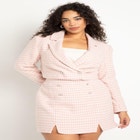 Tweed Crop Blazer image number null