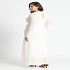 Seamed Sweater Dress image number null