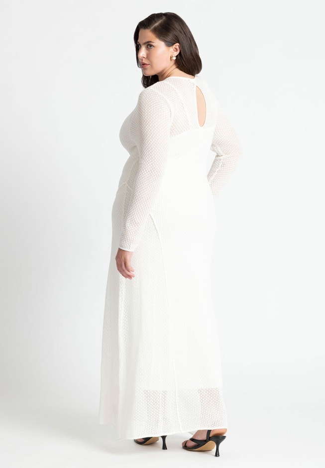 Seamed Sweater Dress image number 2