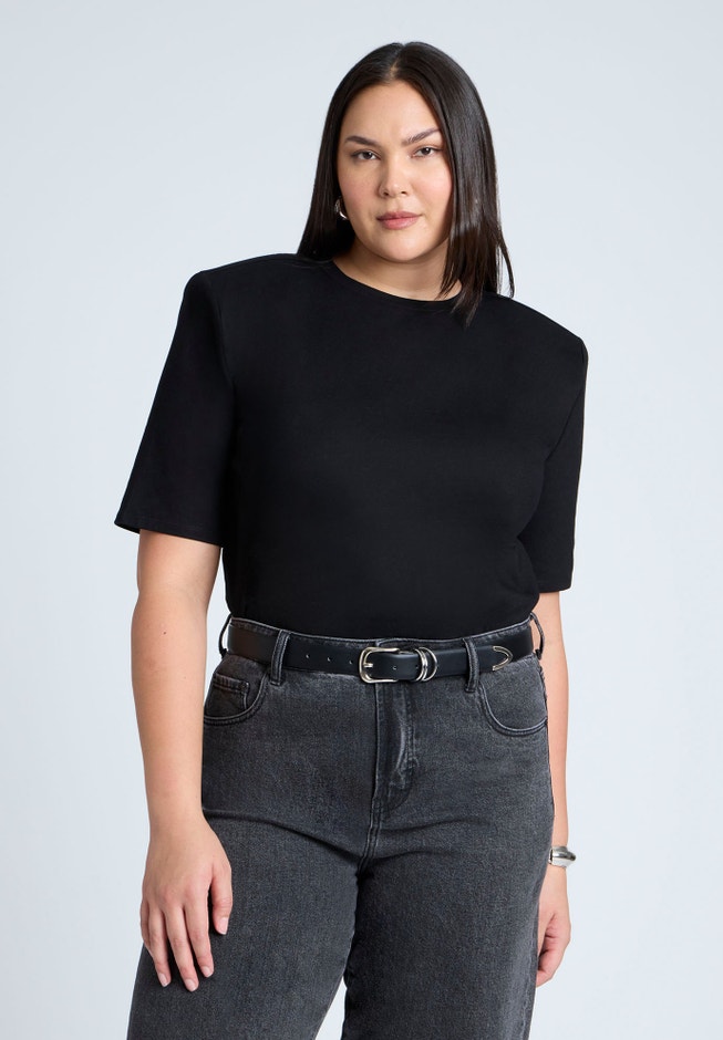 Dramatic Shoulder Tee image number null