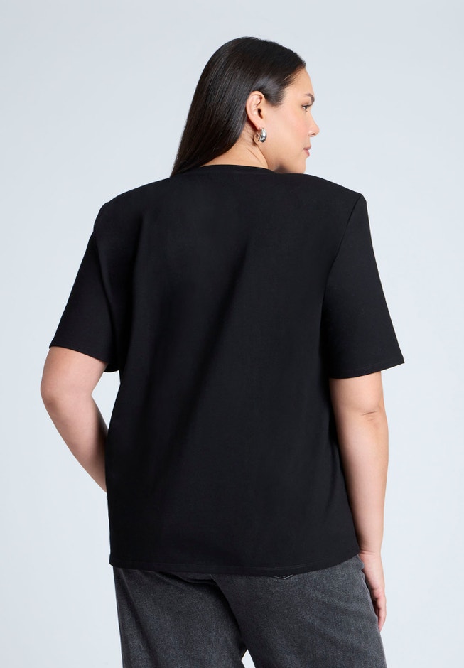Dramatic Shoulder Tee image number null