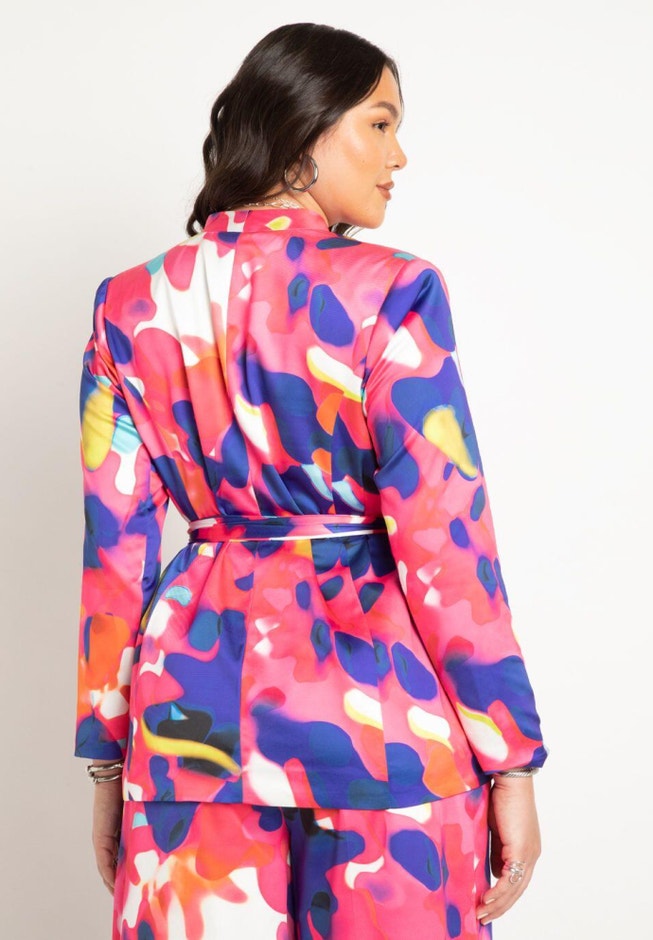 Printed Blazer image number null