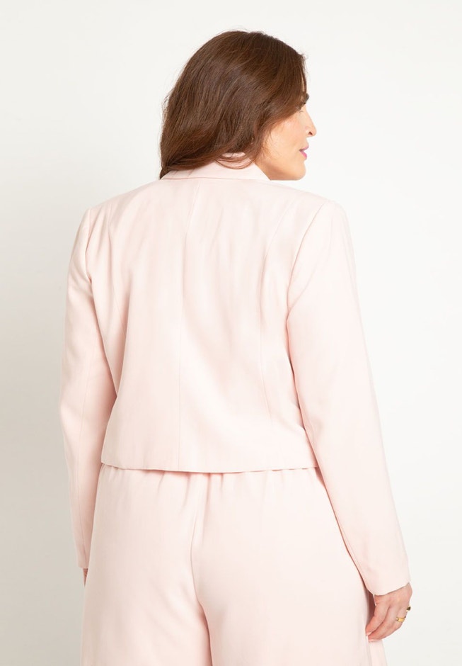 Cropped Double Breasted Blazer image number null