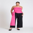 ELOQUII x kate spade new york Pleated Tie Detail Top image number null