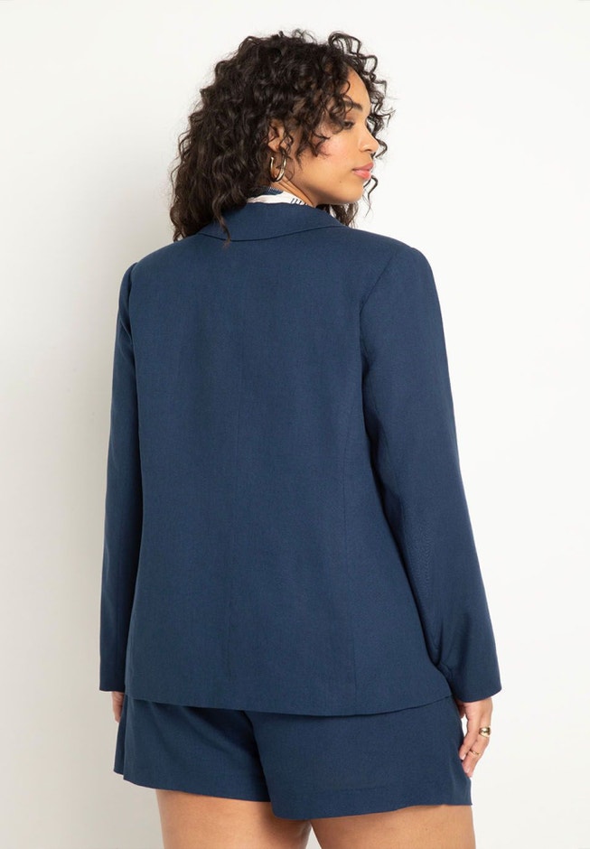Linen Blend Blazer image number 2