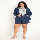 Linen Blend Blazer image number null