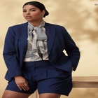 Linen Blend Blazer image number null