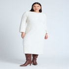 Slubby Sweater Dress image number null