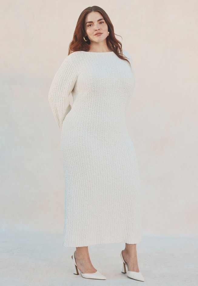 Slubby Sweater Dress image number 0
