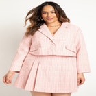 Cropped Tweed Blazer image number null