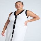 Contrast Maxi Sweater Dress image number null