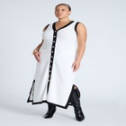 Contrast Maxi Sweater Dress image number null