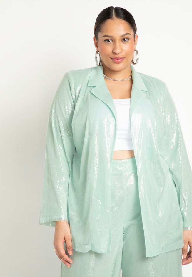 Sequin Blazer image number null