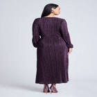 Plisse Open Sleeve Dress image number null