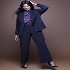 Collarless Venice Crepe Blazer image number null