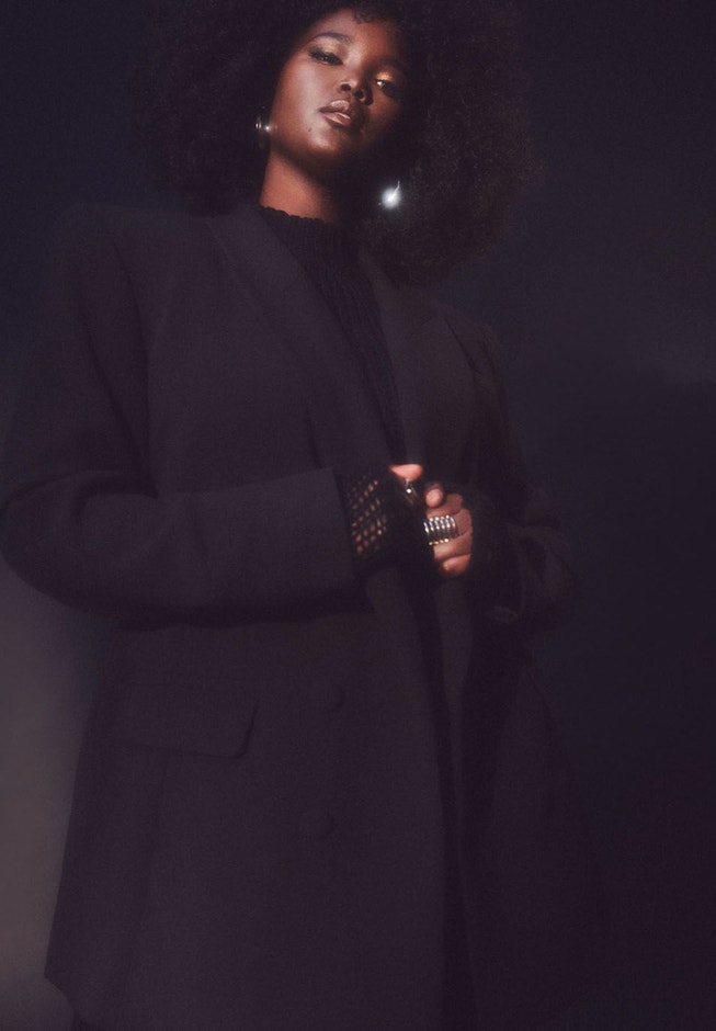 Strong Shoulder Blazer image number 3