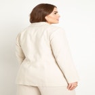 Tie Front Linen Blend Jacket image number null