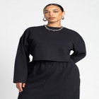 Oversized Cropped Sweatshirt image number null