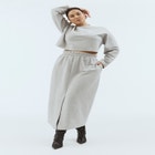 Oversized Cropped Sweatshirt image number null