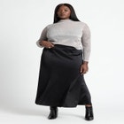 Shine Textured Turtleneck Top image number null