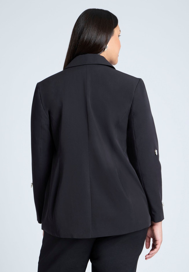Pearl Detail Blazer image number 1
