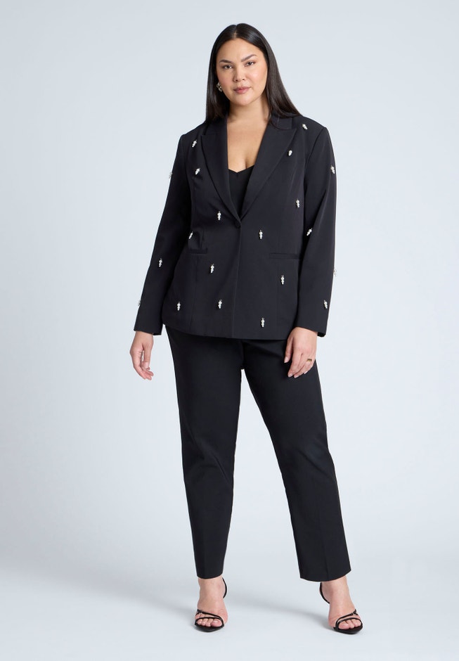 Pearl Detail Blazer image number 2