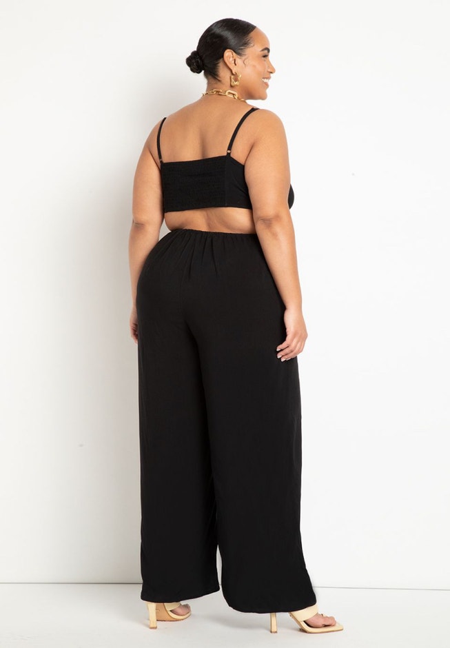 Cutout Detail Jumpsuit Coverup image number 3