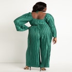 Plisse Jumpsuit With Strap Detail image number null