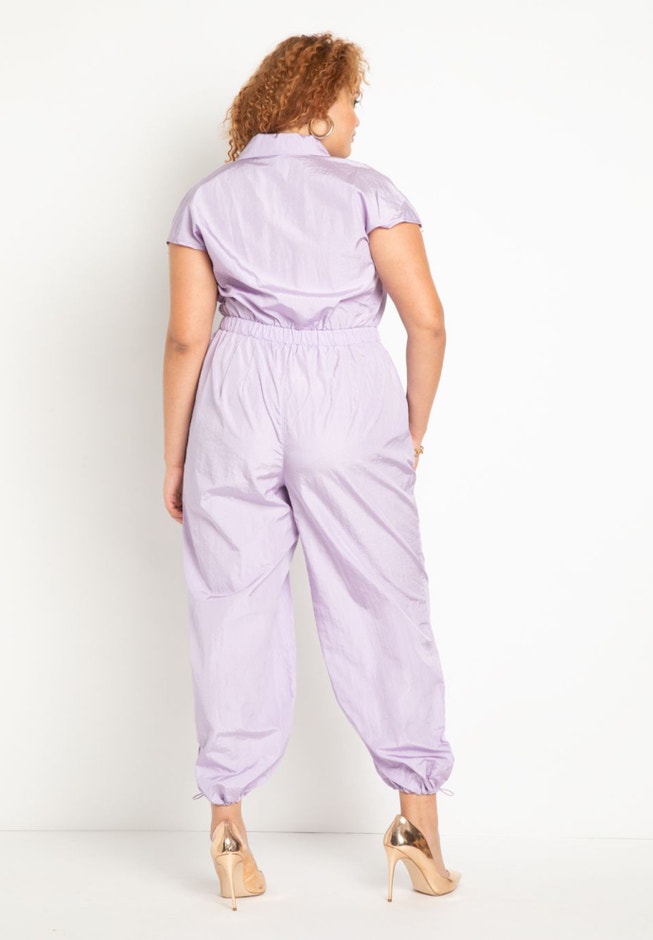 Sporty Nylon Jumpsuit image number null