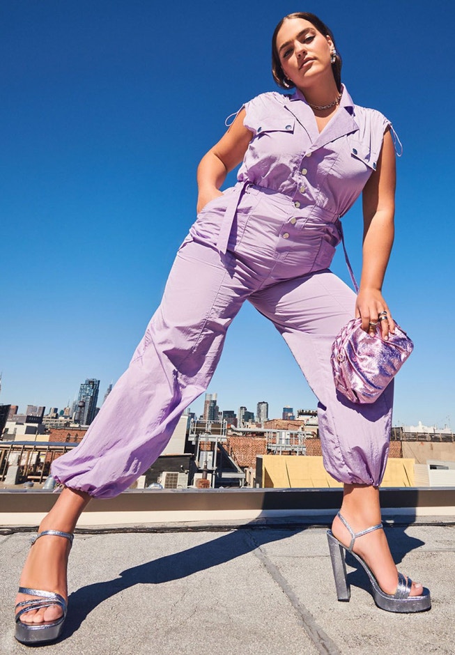 Sporty Nylon Jumpsuit image number null