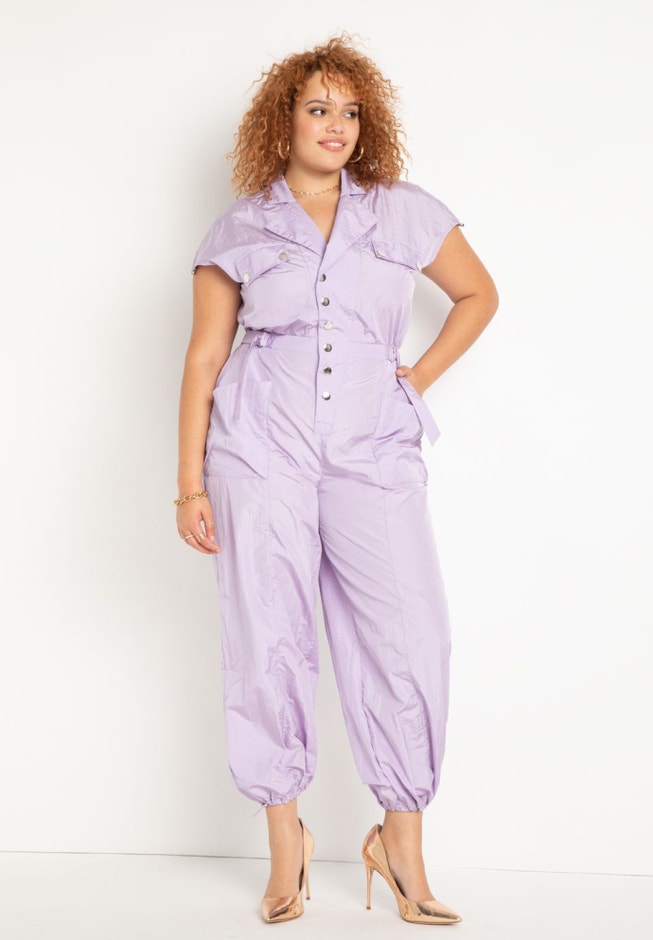 Sporty Nylon Jumpsuit image number null