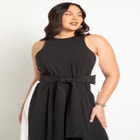 Wide Leg Jumpsuit With Side Stripe image number null