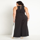 Wide Leg Jumpsuit With Side Stripe image number null