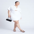 Poplin Twist Mini Dress image number null