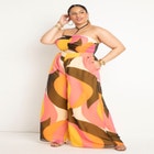 Halter Neckline Wide Leg Jumpsuit image number null