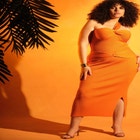 Cropped One Shoulder Knitted Top image number null