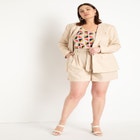 Belted Relaxed Linen Short image number null