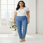 Plus Size Comfort Stretch Straight Leg Jean image number null