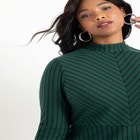 Oversized Rounded Hoop Earrings image number null